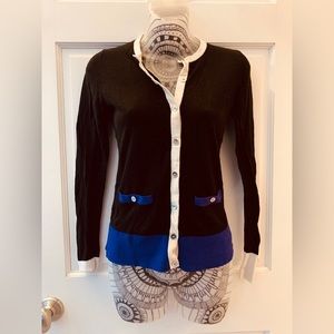 ann taylor monochromatic cardigan